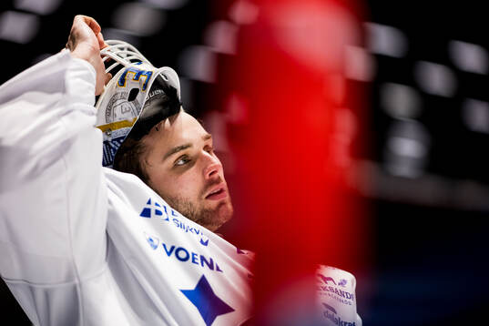 Leksands målvakt Jakob Hellsten