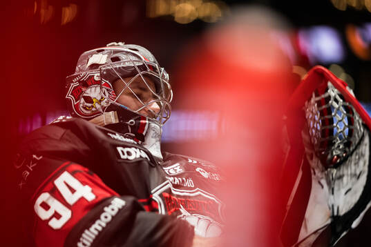 Malmö Redhawks målvakt Marek Langhamer