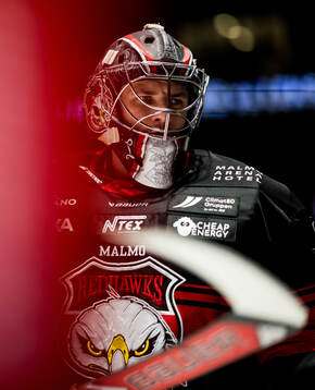 Malmö Redhawks målvakt Marek Langhamer