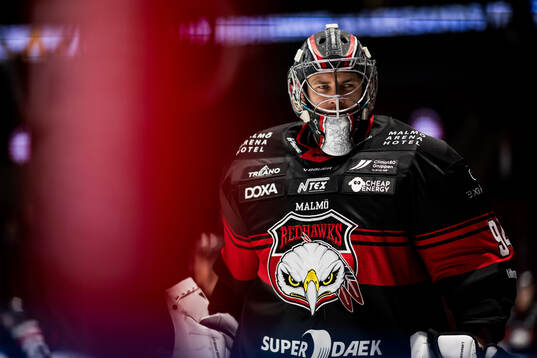Malmö Redhawks målvakt Marek Langhamer