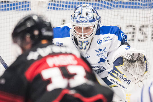 Leksands målvakt Jakob Hellsten