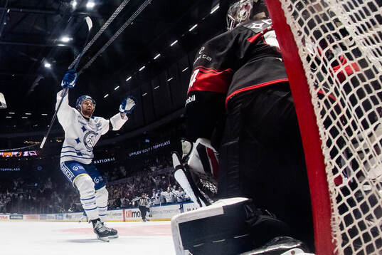Leksands Lucas Elvenes jublar
