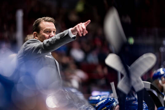 Leksands tränare Charles Berglund