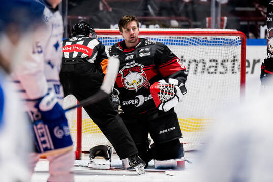 Malmö Redhawks målvakt Marek Langhamer