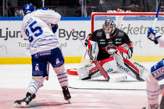 Malmö Redhawks målvakt Marek Langhamer