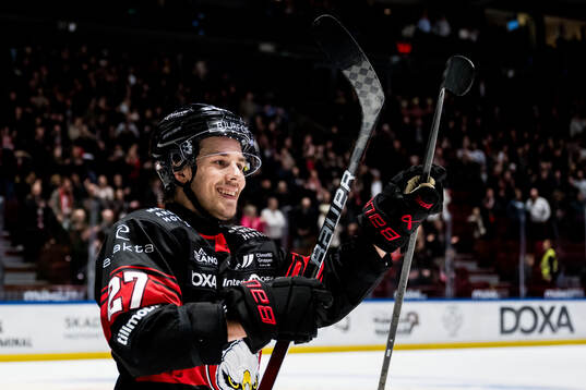 Malmö Redhawks Henrik Haapala jublar