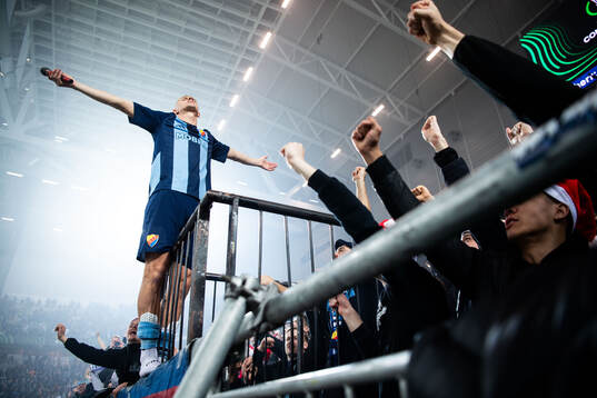 Haris Radetinac of Djurgården after, his last game, the