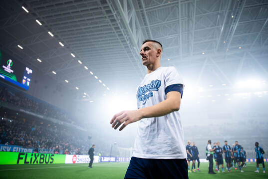 Haris Radetinac of Djurgården after, his last game, the