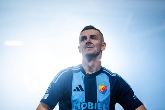 Haris Radetinac of Djurgården after, his last game, the