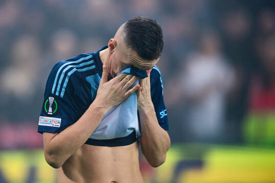 Haris Radetinac of Djurgården after, his last game, the