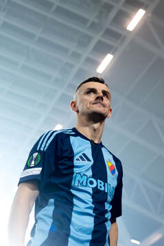 Haris Radetinac of Djurgården after, his last game, the