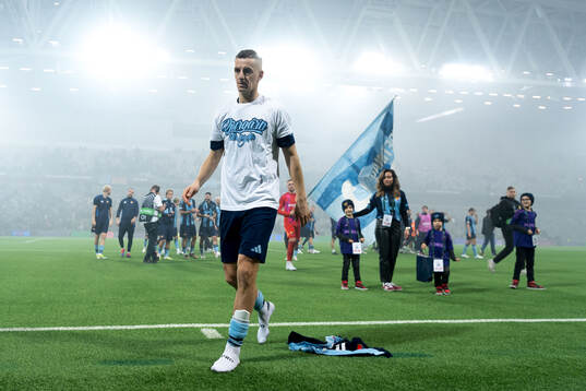 Haris Radetinac of Djurgården after, his last game, the
