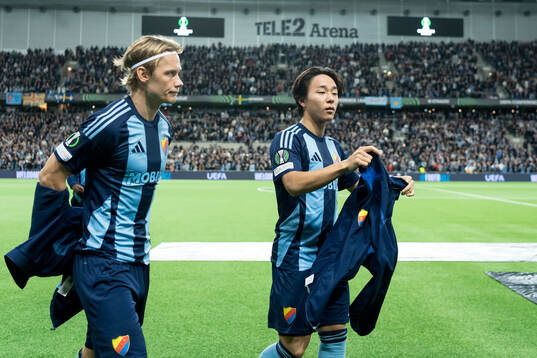 Tobias Gulliksen and Keita Kosugi of Djurgården