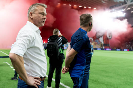 Head coach Roberth Björknesjö of Djurgården