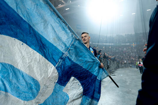 Haris Radetinac of Djurgården after, his last game, the