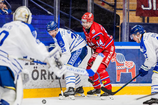 Leksands Patrik Norén och Timrås Emil Pettersson