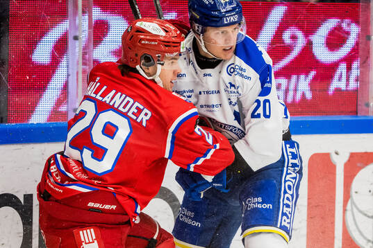Timrås Filip Hållander och Leksands Axel Rindell