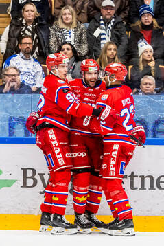 Timrås Magnus Pääjärvi jublar