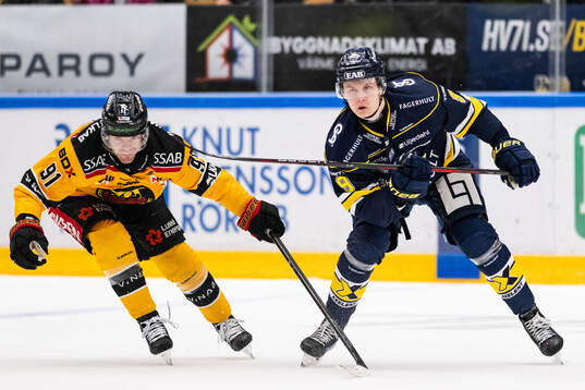 Luleås Brian O'neil och HV71s Hugo Pettersson