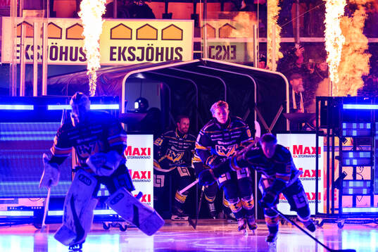 HV71s spelare åker ut på isen