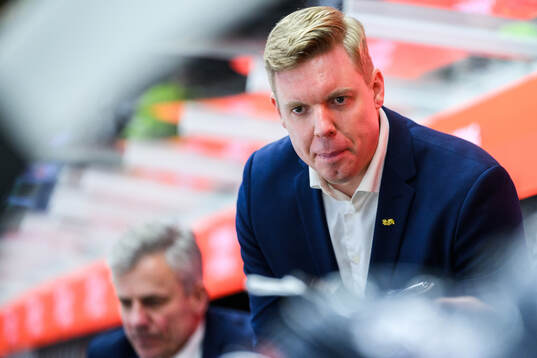 HV71s tränare Anton Blomqvist