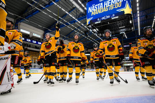 Luleås spelare jublar