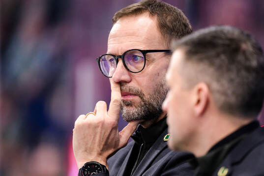 Rögles tränare Roger Hansson deppar