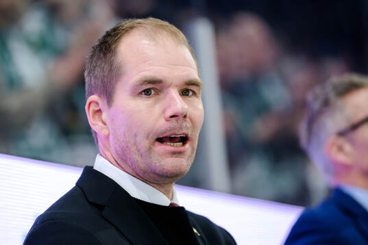 Färjestads tränare Thomas Mitell