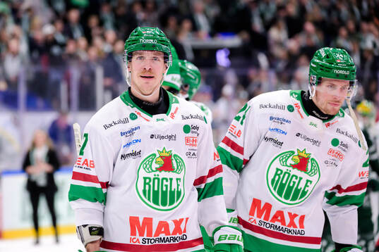 Rögles Carter Ashton och Mattias Göransson deppar