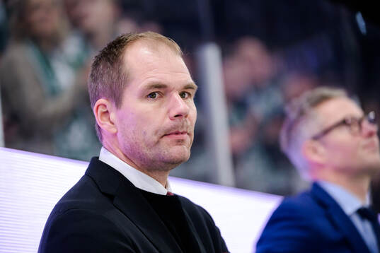 Färjestads tränare Thomas Mitell