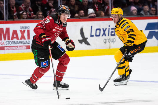 Örebros Milton Oscarson och Skellefteås Frans Haara
