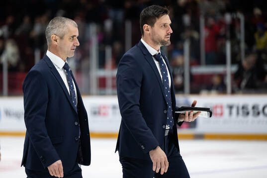Head coach Ivan Fenes and assistant coach Ivan Svarny of
