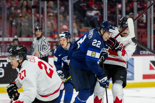 Kasper Halttunen of Finland and Andrew Gibson of Canada