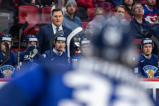 Head coach Lauri Mikkola of Finland