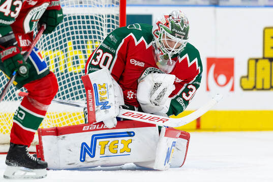 Frölundas målvakt Tobias Normann
