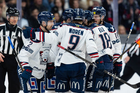 Linköpings Rasmus Rissanen jublar