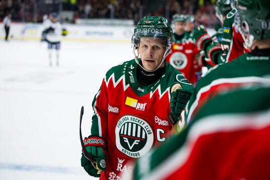 Frölundas Max Friberg jublar