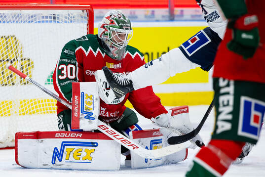 Frölundas målvakt Tobias Normann