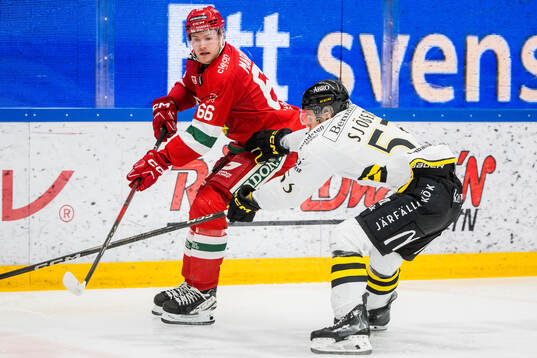 Moras Ludvig Markman och AIKs Albert Sjöberg