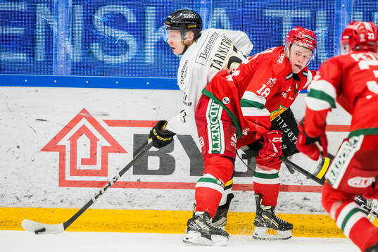 AIKs Oliver Tärnström och Moras Martin Johnsen