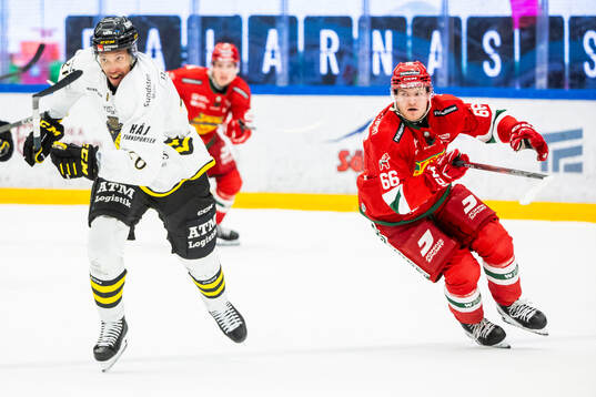 AIKs Oscar Nord och Moras Ludvig Markman