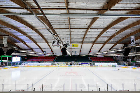 Interiör vy från Dackehallen
