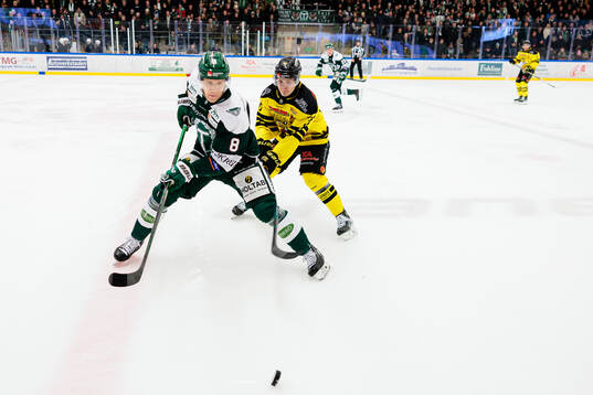 Tingsryds Christian Bull och Vimmerbys Eddie Levin