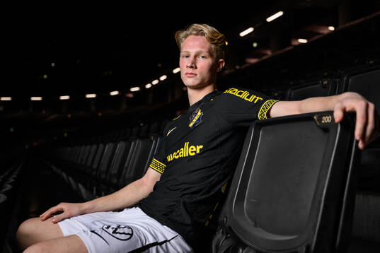 Andreas Redkin i samband med att han