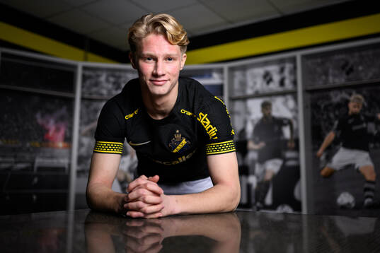 Andreas Redkin i samband med att han