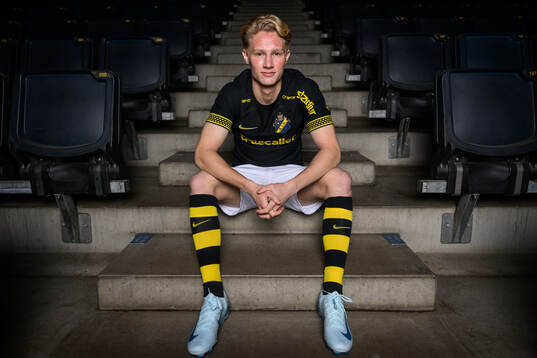 Andreas Redkin i samband med att han