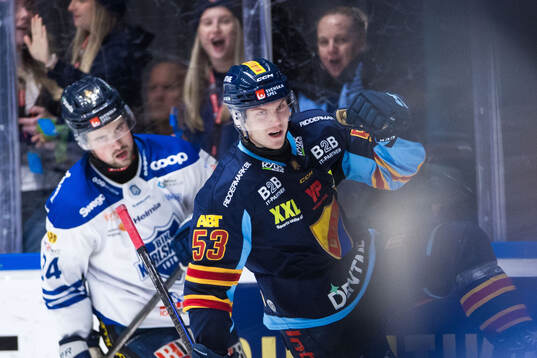 Djurgårdens David Blomgren jublar