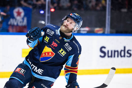 Djurgårdens Patrick Thoresen jublar