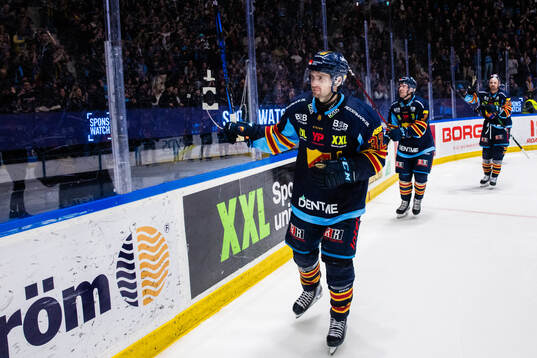 Djurgårdens Marcus Krüger jublar