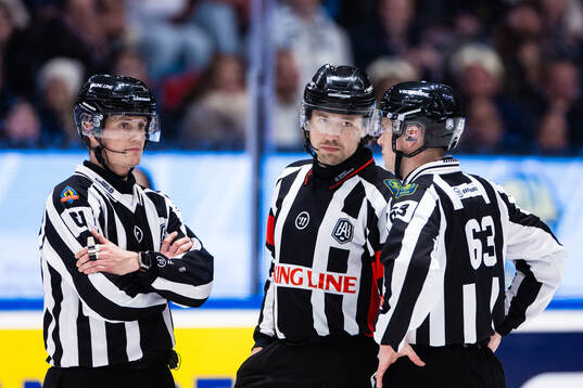 241227 Linjedomare Joakim Nordberg, domare Robin Jacobsson